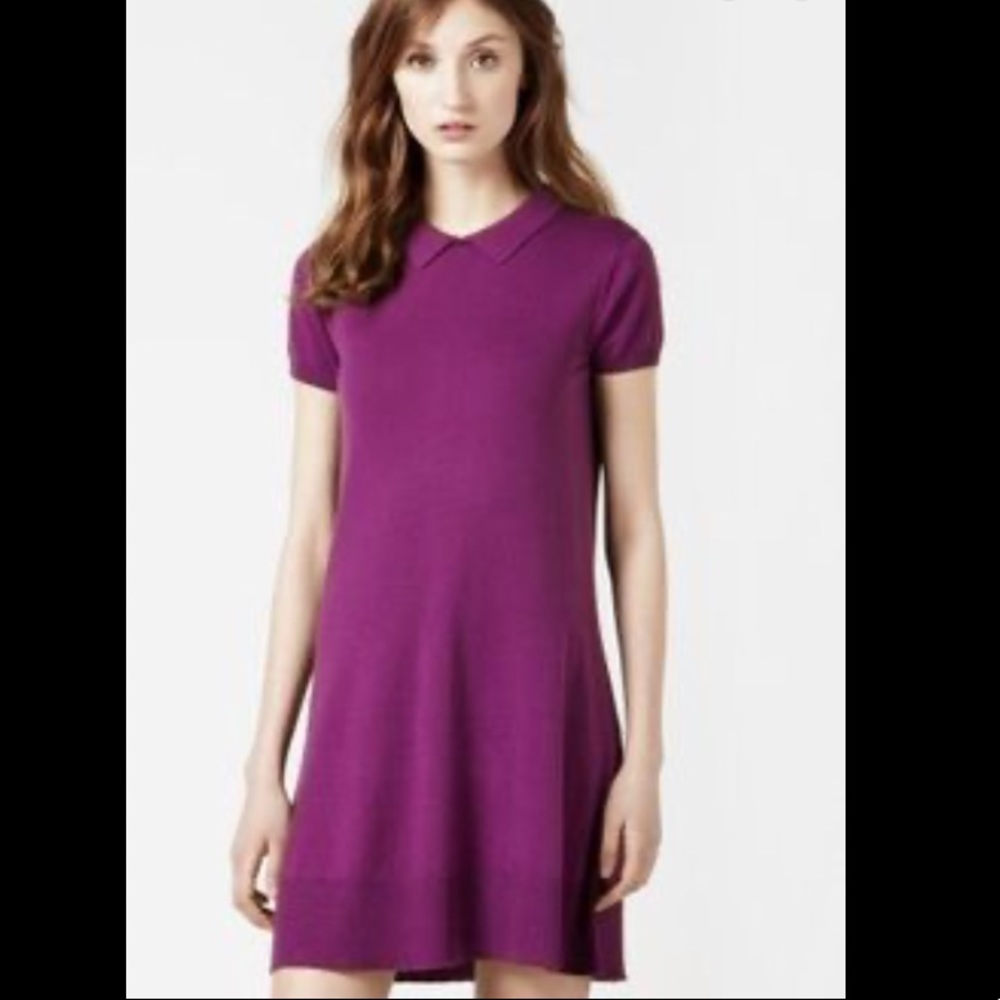 LaCoste Purple Polo Dress, New with Tags, Sz Sm